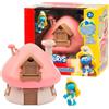 GIOCHI PREZIOSI S.P.A. Giochi Preziosi Puffi Casa di Puffetta Playset con Accessori e Personaggio Incluso 3 Anni+