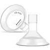 Maymom MyFit Comfy Series Paracapezzoli 19 mm a Due Pezzi, Compatibili con Parti per Tiralatte Medela, Ricambio Compatibile per Paracapezzoli, Adatti a Connettore MaxFlow Flex, 2 Pezzi