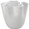 Venini Fazzoletti Opalini Vaso medio bianco lattimo di Fulvio Bianconi 700.02