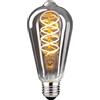 BNITITU Lampadina LED vintage E27, lampadina vintage dimmerabile E27 4W ST64 E27 LED, lampadina E27 vintage Edison LED E27 ideale per illuminazione nostalgica e retrò - vetro grigio fumo - 1 pezzi（ST64 YHS）