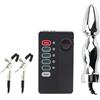 JCBDTXTY Elettrostimolatore Plug Anale, Elettrostimolazione Morsetti per capezzoli Electro Sex dildo Anale per massaggio SM Stimolazione elettrica Adulti Accessori Sex Toy Per uomo Donna Coppie