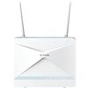D-Link G416/EE Smart Router 4G+ AX1500 EAGLE PRO AI, 4G+ LTE Cat 6 con download fino a 300 Mbps, Wi-Fi 6, Wi-Fi AI/Traffic Optimizer, Porte Gigabit, WPA3, Supporto Wi-Fi Mesh, Sbloccato