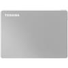 Toshiba Canvio Flex 2TB - Hard disk esterno portatile da 2,5'' (HDD) per Mac, PC Windows, smartphone e tablet, compatibile con la maggior parte dei dispositivi USB-C e USB-A, argento caldo