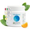 PHARMACÉ Pharmace' vitabase - integratore equilibrio acido-base in polvere - 300g senza glutine e lattosio - aroma arancia - prodotto in italia