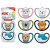 Nuk Succhietto Space Silicone 18-36 Mesi 2 Pezzi