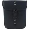 Riloer - Zaino da moto, in pelle PU, colore: nero