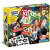 Clementoni Scienza e Gioco Fun - Tattoo Art, Kit per Creare Tatuaggi Temporanei, Fabbrica di Tatuaggi per Bambini 8+ Anni, Idea Regalo Made in Italy, Creativa Lingua Italiana, 19357