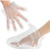 MOZEAT LENS 200 inserti in cera di paraffina per piedi e mani, in plastica usa e getta, per mani e piedi, per terapia termica a caldo SPA, macchina per paraffina, più grande e più spessa