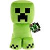 Mattel Minecraft - Creeper Gigante, peluche alto 40+ cm del personaggio del videogioco, dettagli accurati del gioco e design pixelato, giocattolo per bambini, 3+ anni, HWD75