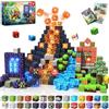 Magneverse Costruzioni Magnetiche 150 Pcs Costruzioni Magnetiche per Bambini - Foresta e Dinosauri - Giocattoli Magnetici Montessori per Bambini dai 3 ai 9 Anni Regali di Pasqua per Ragazzi e Ragazze
