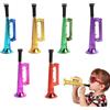 JINJUMEI 6 Pezzi Strumenti Musicali Di Plastica Trombetta Giocattolo Bambini Corno Portatile Giocattolo Noise Maker Corno Giocattoli per Compleanni Carnevali Feste ed Eventi Competizione Sportiva