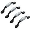 ANSIEDIO 4 pezzi Maniglie per Mobile in Lega di Alluminio Ceramica, Maniglie per Mobili Maniglia in Ceramica Stile Europeo per Ante di Armadi, Cassetti, 96mm