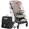 Peg Perego Passeggino Leggero Volo con Parapioggia, per Aereo, Compatto, Omologato per Cappelliera, Misure Bagaglio a Mano, Adatto dalla Nascita fino a 22 kg, Include Borsa da Viaggio, Mon Amour