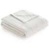 Todocama - Coperta in cotone extra morbida con motivo a righe, copriletto multiuso quattro stagioni per divano, letto, copridivano, coperta decorativa e coperta a foglio, (grigio chiaro, 180 x 240 cm