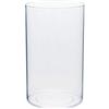 Royal Imports - Vaso per fiori cilindrico, in acrilico, centrotavola decorativo per casa o matrimonio, in plastica infrangibile, 12,7 x 20,3 cm, alto e rotondo, trasparente