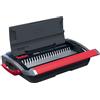 GBC CombBind CB15 Rilegatrice Manuale - rilega 165 fogli A5/A4, design compatto e leggero, perfora 15 fogli, nero/argento, 4410061