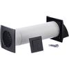LIRAST 100mm Ventilazione Meccanica Controllata VMC Doppio Flusso Recupero Calore con Interruttore - Antracite VMC Recuperatore di Calore Doppio Flusso