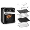 Moulinex Easy Fry Multifunction 15 L, Fornetto Friggitrice ad Aria Digitale, Formato Famiglia, Due Resistenze, Ampia Finestra, AL556DF0