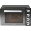 Profi Cook ProfiCook mini forno 30L | convezione + calore superiore/inferiore | mini forno con girarrosto e pietra per pizza | 100°C - 230°C | con convezione e timer | piccolo forno 1500W | PC MBG 1277