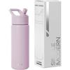 Simple Modern Borraccia Termica con Cannuccia per Bambini | Bottiglia Acqua in Acciaio Inossidabile Isolato per Sport e Palestra | Summit | 530ml | Lavender Mist