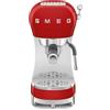 Smeg, Macchina da Caffè Espresso Manuale ECF02RDEU, Sistema Thermoblock e Lancia a Vapore, 4 Funzioni Espresso, Vassoio Removibile, Portafiltro, Serbatoio Acqua 1 L, Dimensioni Compatte, 1350W, Rosso