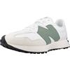 New Balance 327, Sneaker Uomo, Bianco-Verde, 38 EU
