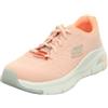 Skechers 149722 Pkcl, Sneaker Donna, Rosa Mesh Corallo Grigio Chiaro Trim, 40 EU
