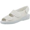 JOMIX Pantofole Donna Estive Ciabatte Punta Aperta da Anziani Sandali Bassi Comodi con Strappo Scarpe da Casa Lavabile in Lavatrice ES2501 Bianco 36