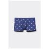 Tezenis Boxer In Cotone Elasticizzato Stampato Uomo Blu
