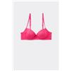 Tezenis Reggiseno Balconcino Leggermente Imbottito In Pizzo Riciclato Wien Donna Rosa