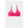 Tezenis Reggiseno Super Push-up In Pizzo Riciclato Malibù Donna Rosa