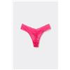Tezenis Perizoma Sgambato In Pizzo Riciclato Donna Rosa