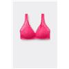 Tezenis Reggiseno Triangolo In Pizzo Riciclato Havana Donna Rosa