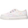 NATURINO ELTAOR.-Sneakers in Tessuto con Stampa Cuori-Bianco, Bianco-Rosa 31