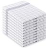 Vaily 1234567890® Strofinacci a Quadri Confezione da 10-70 x 45 cm 100% Cotone (Grigio)