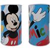 My sweety pop - Salvadanaio in metallo Mickey Mouse blu - Scuola - Conservazione di monete - 17,5 cm - Idea regalo