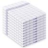 Vaily Strofinacci blu a quadri, confezione da 10 pezzi, 70 x 45 cm, in 100% cotone