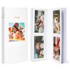 HIYQIN Album fotografico per Instax Wide Film 3,5 x 4,25, 64 tasche album fotografico con finestra per foto adatto per Fujifilm Instax Wide 400/300/210/200/Wide EVO/Polaroid 600 i-Type, bianco