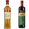 Roner La Gold Grappa Invecchiata & Alpler (1x 0,7l) - Amaro Vero alle Erbe Alpine - Secco Distilleria Artigianale Alto Adige Südtirol più premiata d'Italia - 700 ml