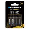 BLAUPUNKT AA batterie alcaline PREMIUM, confezione da 4, per controller per videogiochi e giocattoli, LR6BPR/4CP