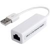 PremiumCord Adattatore da USB a Gigabit RJ45 Ethernet 10/100 Mbps, LAN, USB 2.0 Tipo A Maschio a RJ45 Femmina Cat5/6/7, Bianco, 20 cm