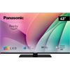 Panasonic QLED TV-43W80AEZ, Serie W80 43 pollici Smart TV 4K Ultra HD, 2024, Fire TV, Dolby Vision e Atmos, Modalità Game Plus, Controllo Vocale Alexa, Airplay, Nero