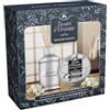 Tesori d'Oriente - Set Regalo, Profumatore per Ambienti con Bastoncini 200 ml e Candela Profumata Piccola 109 gr, Fragranza Muschio Bianco, Confezione Regalo