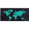 Silent Monsters Tappetino Mouse XXL 90 x 40 cm, Grande, Mondo verdecon Bordo Cucito, Durevoli, antiscivolo e silenzioso, gioco, ufficio, casa, lavabile, arrotolabile, Tappetini per il Gaming Mousepad