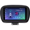 ACAVICA Autoradio Android per FIAT 500X 2015-2020 - 9" Touchscreen HD, Navigatore GPS, Wireless CarPlay/Android Auto, Bluetooth 5.0, WiFi, FM RDS, CANBUS Stereo Auto