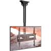 AX WABER Staffa regolabile per TV a soffitto, si adatta a schermi LED, LCD, OLED e plasma da 26 a 65 pollici fino a 50 kg, fori di montaggio 400 x 400 mm