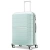 Samsonite Unisex-Adult Freeform Hardside espandibile con doppie ruote girevoli, Verde menta, Checked-Medium 24-Inch, Freeform Hardside espandibile con doppie ruote girevoli