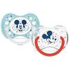 Dodie, Ciuccio Anatomico, Duo Topolino, A63, dai 6 mesi, 1604200, Mickey, Blu/Rosso