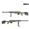 WELL Sniper RIFLE BOLT ACTION green MSR ASSAULT TYPE WELL con bipiede