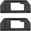 OTOTEC 2 pezzi di ricambio per mirino compatibile con Olympus OM-D E-M10/E-M5 Mark I, copertura oculare di ricambio in plastica nera
